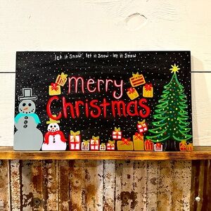 Cute wood painted door sign… or just decor for your house